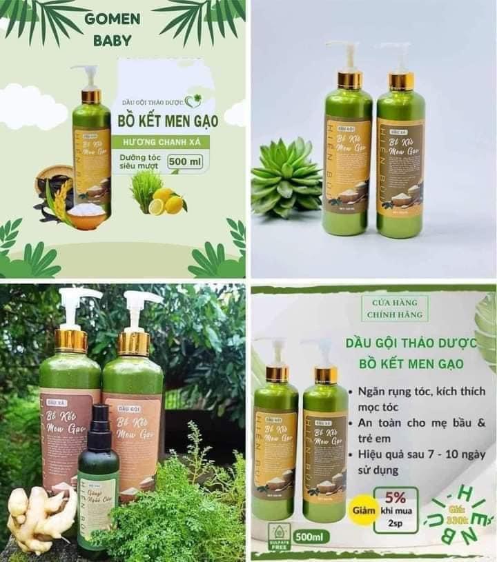 Product Introduction of Một Chai Dầu Gội Bồ Kết Men Gạo Hiền Bùi 500ml 17