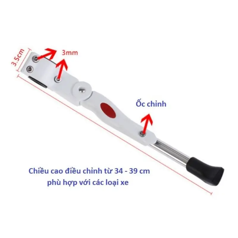 Chân chống xe đạp thể thao thay đổi được kích thước phù hợp với mọi dòng xe đạp Nam Gắn Xe Đạp Sports Đạp Xe Đạp Cao Su 2