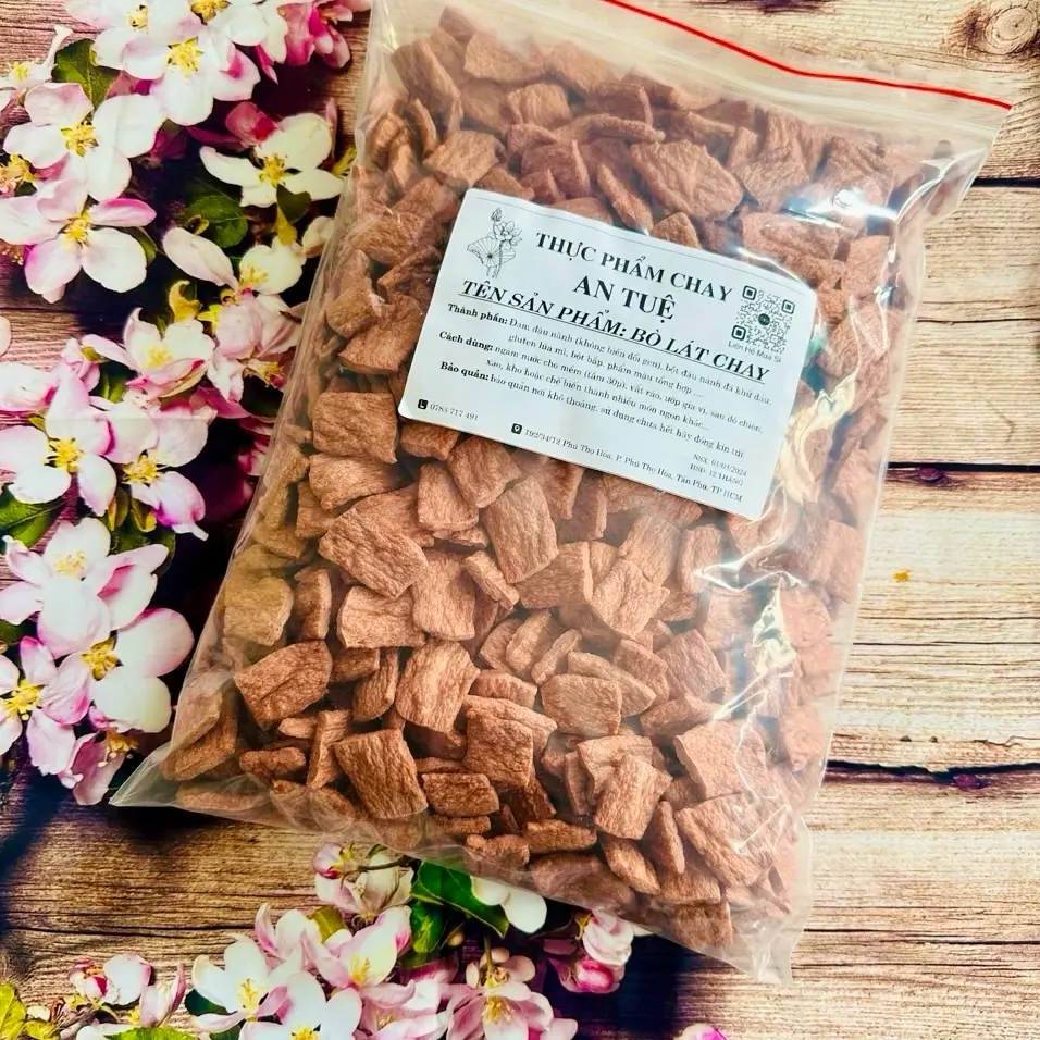 Bò lát chay An Tuệ 1kg/ đồ khô/ bò lát cao cấp không biến đổi gen