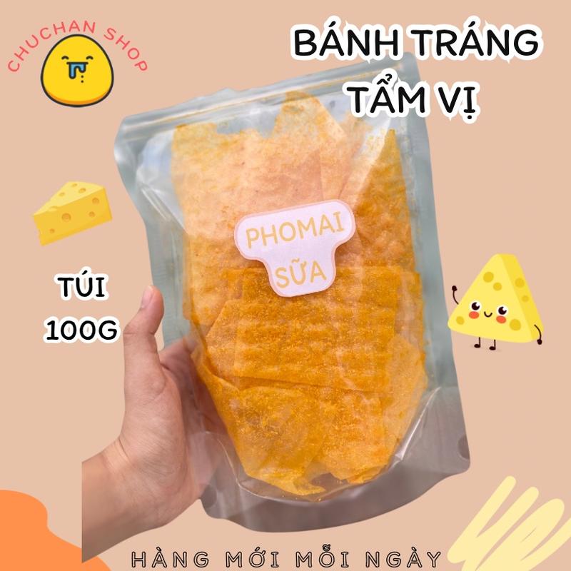 Bánh tráng tẩm vị ngọt túi 100g [CHUCHAN2] Ăn Vặt Food 0