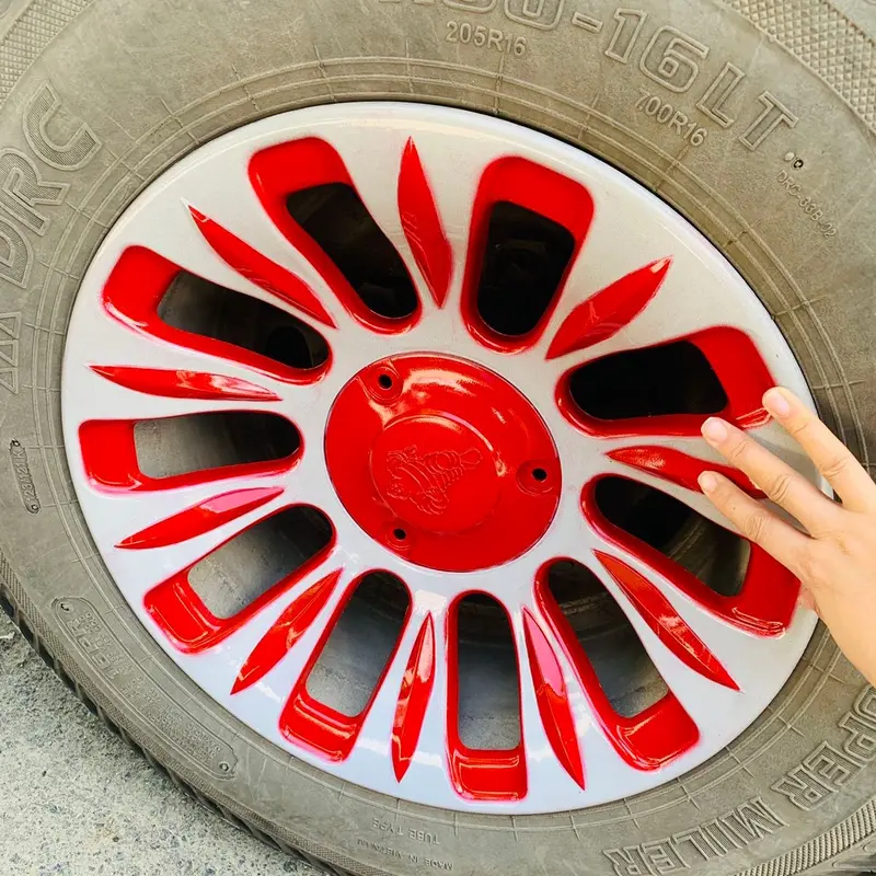 Chụp mâm nhựa xe 5T, 6Tấn- 16in đương kính ngang 46cm GIÁ CHƯA CÓ BASS 1