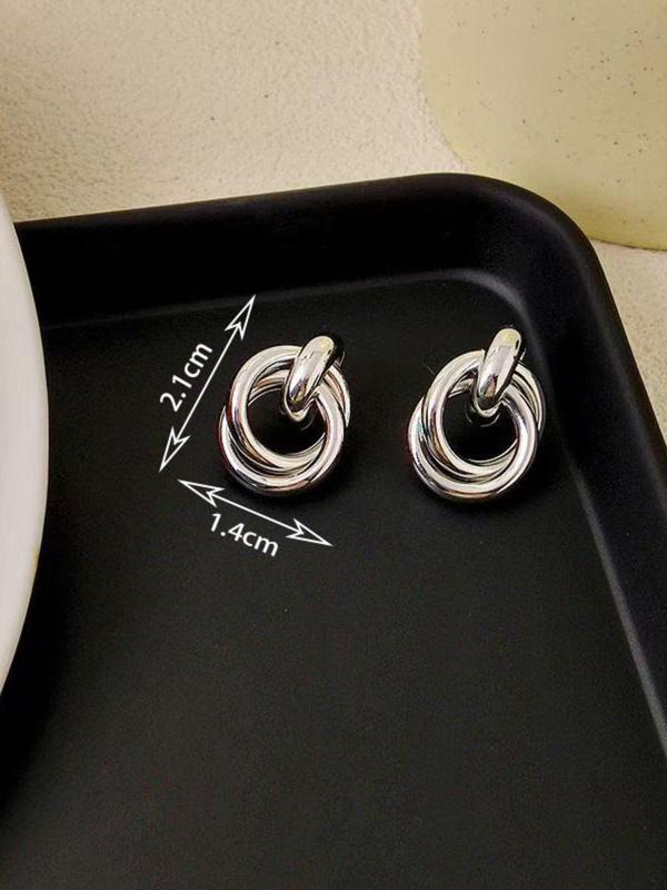 Elegant Knot Design Dangle Earrings for Women, Fashionable Minimalist Stud Earrings for Party & Daily Decor, Trendy All-match & Exquisite Vintage Jewelry for Gift, Gifts for Her 7