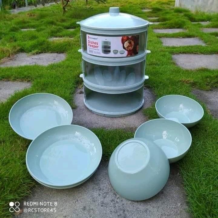 Tudung saji susun 3. Dishes Keeper susun 3 merek Technoplast 0