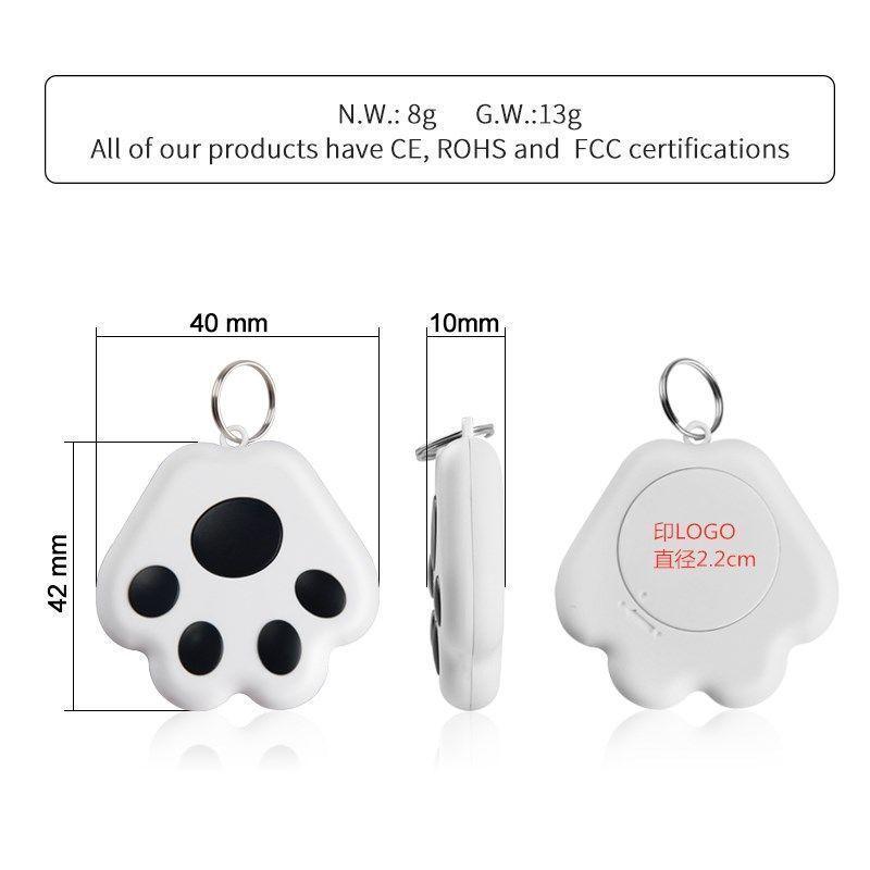Product Introduction of Dogs and Cats Anti-Lost Locator Pet Global Navigation New Smart Cat Dog Collar Tracking Two-Way Looking for Bluetooth Waterproof Apple Android Universal 16