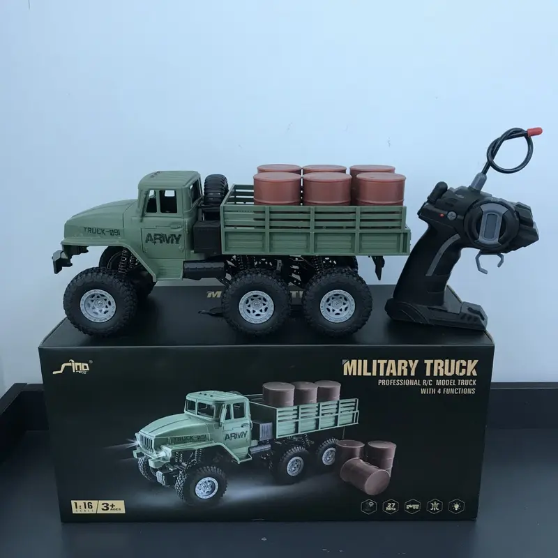 Mainan Anak Remote Control Military Army Truck / RC Truk Tentara 0