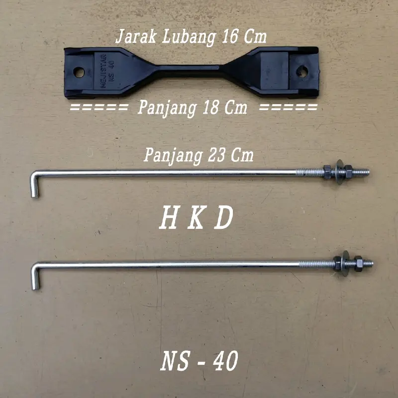 TATAKAN DUDUKAN AKI ACCU MOBIL NS 40  PLUS BRACKET 2