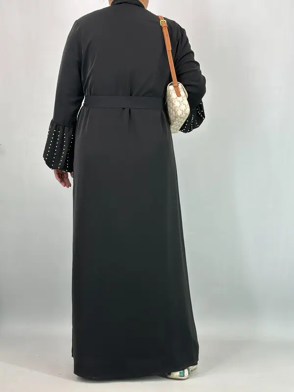 Women's Abaya, Elegant Long Sleeve Abaya for Party Wedding Guest, Ladies Islamic Clothing for All Seasons 8