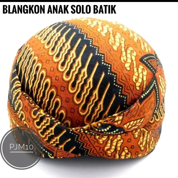 Blangkon Solo Anak Motif Batik/blangkon jebeh anak/blangkon solo