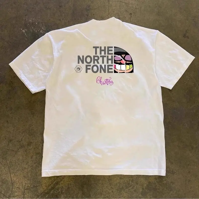 (Giá siuu hờii) Áo thun Cotton 250gms The North Fone - Parics.Clothes Nam Menswear thông thường khỏe mạnh