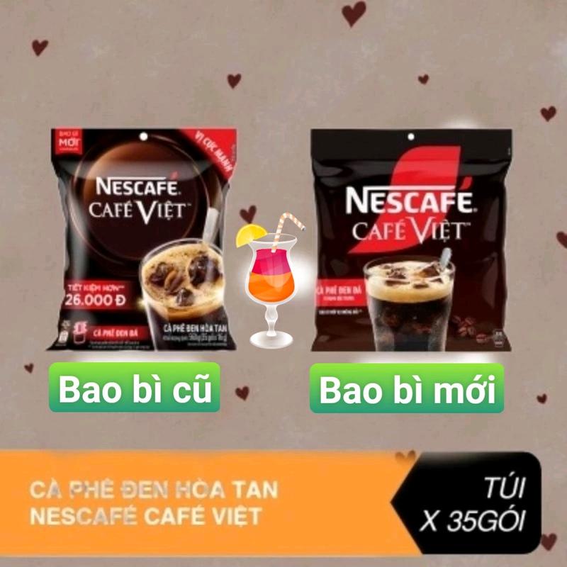 (DATE T9/25) Nescafe cà phê Việt đen đá (35 gói x16g)