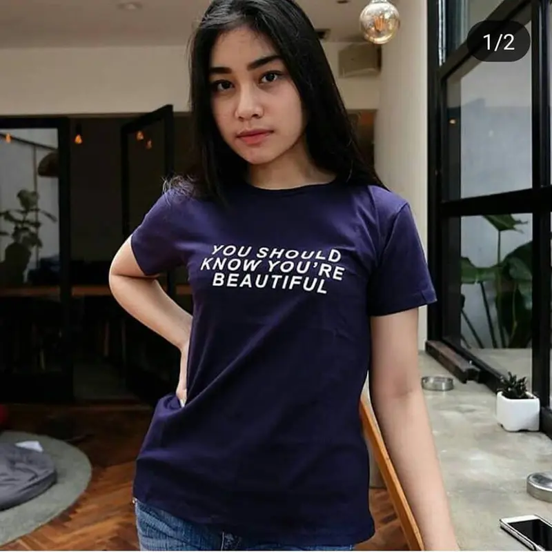 [cod] Believe Baju Kaos Tshirt Oblong Tumblrtee Fashion Wanita 1