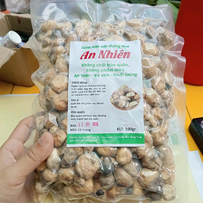 100g Nấm Rơm Mecco Sấy Thăng Hoa 1