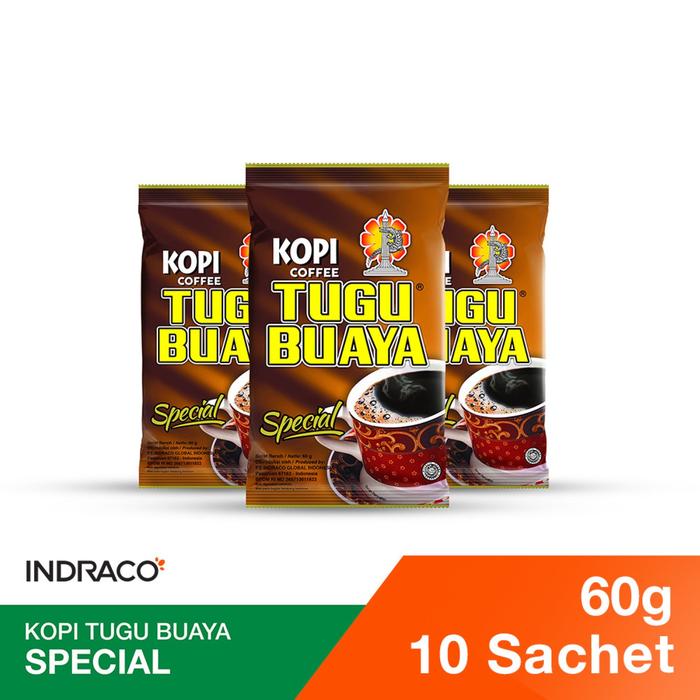 Gambar Tugu Buaya Kopi Special (10 sachets x 60g) dari INDRACO Store Kab. Gresik Tokopedia