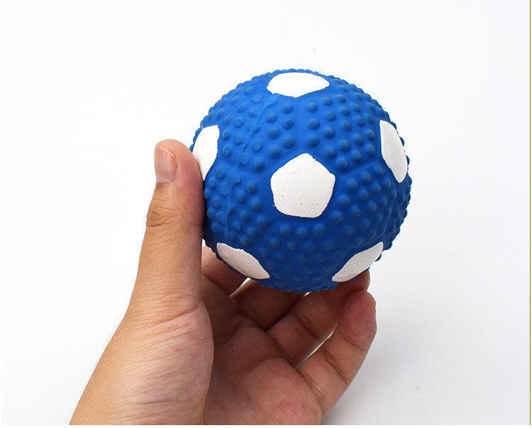 Product Introduction of [Pet Toy] Dogs and Cats Dog Toy Bite-Resistant Molar Sound-Making Latex Ball Toy Dog Training Artifact Big and Small Dogs Relieving Stuffy Vent 12