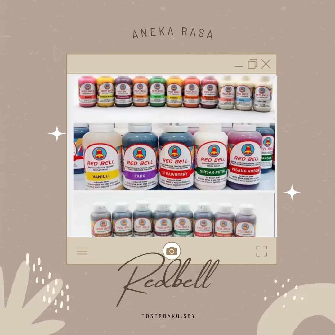 REDBELL PASTA ANEKA RASA 55ml LENGKAP - Perisa RED BELL BEST SELLER