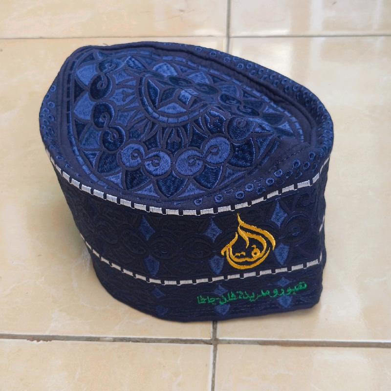 Peci Oman BANGLADESH LOGO AL-FATAH TERMURAH(POLOS NON LOGO) Muslim Kopiah Songkok 4