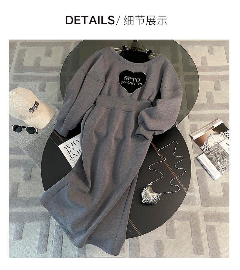Product Introduction of Váy Len Corseted Màu Xám Độc Đáo Thiết Kế Đẹp, Dành Cho Nữ, Bộ Sưu Tập Xuân Và Mùa Thu, Hàng Mới Về 2024, Thêu Tình Yêu, Váy Giả Hai Mảnh, Xu Hướng Thời Trang, Đẹp, Trẻ Trung Dress Women Tre Màu Trắng 13