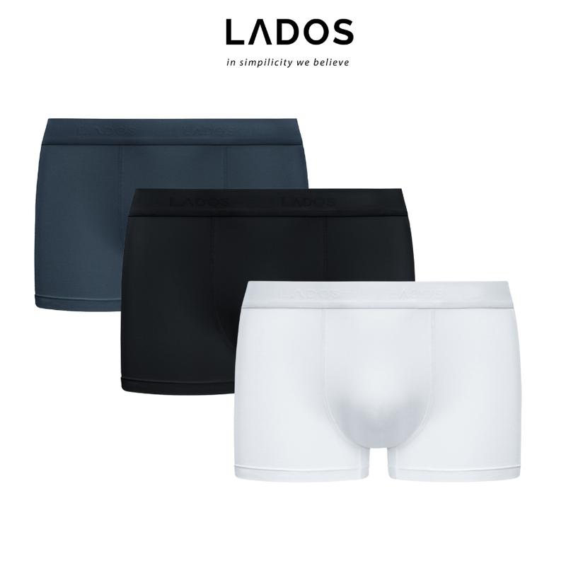 [COMBO 3 QUẦN] Quần lót nam Boxer cao cấp LADOS-4129 chất thun bamboo siêu mềm mại, thấm hút mồ hôi, thoáng mát