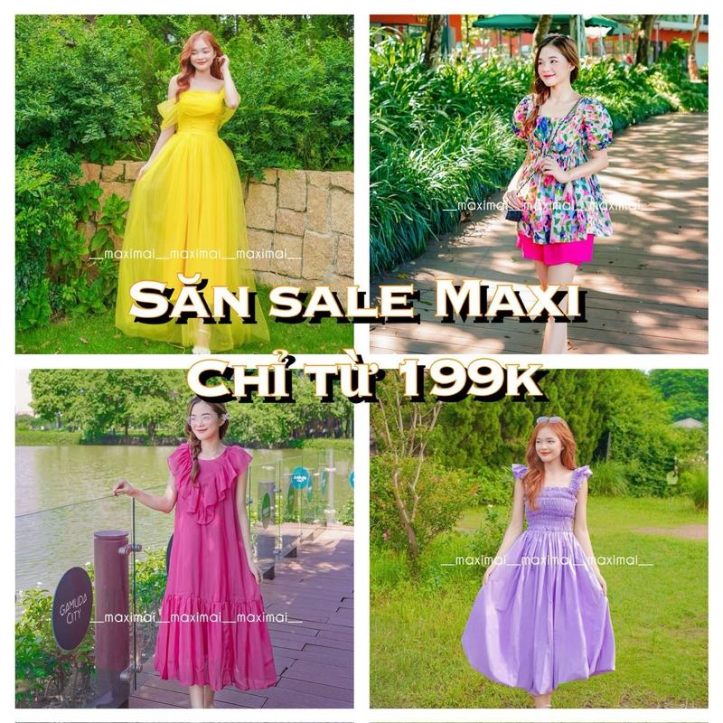 Set Maxi Nữ Tơ Nhăn Maxi Mai top women 4