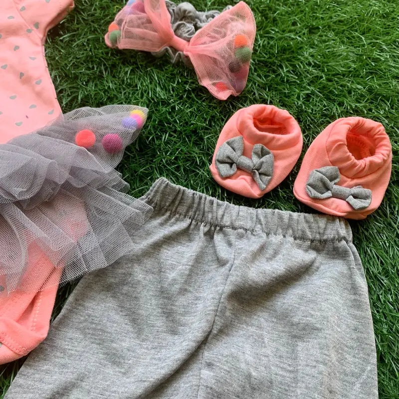 Baju setelan jumper rok tile bola bola legging pita cantik fashion anak bayi perempuan Parsel Cewek 4