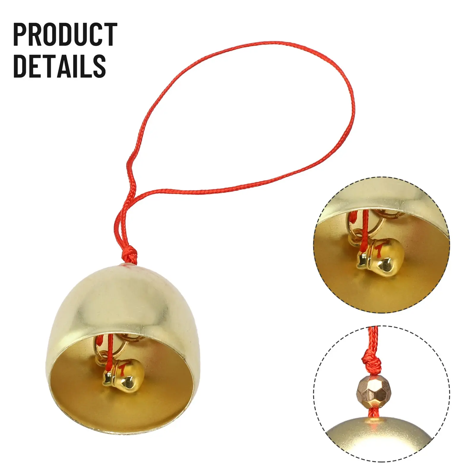 Pure Copper Metal Bell Decoration Pure Copper Bell Pendant Brass Door Bell Diy Craft Wind Chimes Wind Chimes Making Art Accessor