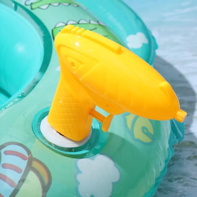 Inflatable Swimming Seat with Build in Water Toy, Inflatable Swimming Ring with Handle, Swimming Circle for Kids, Swimming Accessories for Outdoor Swimming Pool 3