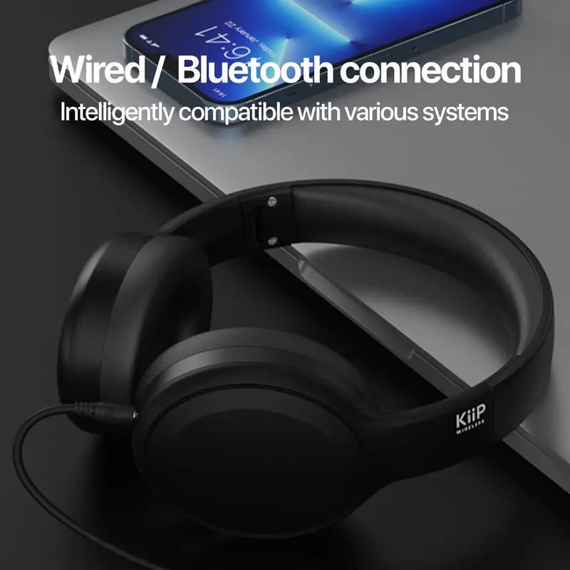 [FREE STICKER] KiiP Wireless TH30 Headphone Bluetooth Earphone Headset Komputer Laptop Earphones  Headphones 7