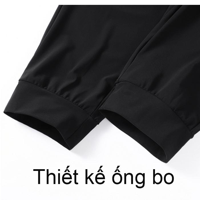 Quần Thể Thao Nam Dài Cá Tính Quần Jogger Thun Loại 1 Cao Cấp Phong Cách Hàn Quốc Tập Gym Yoga Chạy Bộ Sport có thể giặt máy 【l】 ✿l✿ ánh sáng xanh biển(240g) _ 5