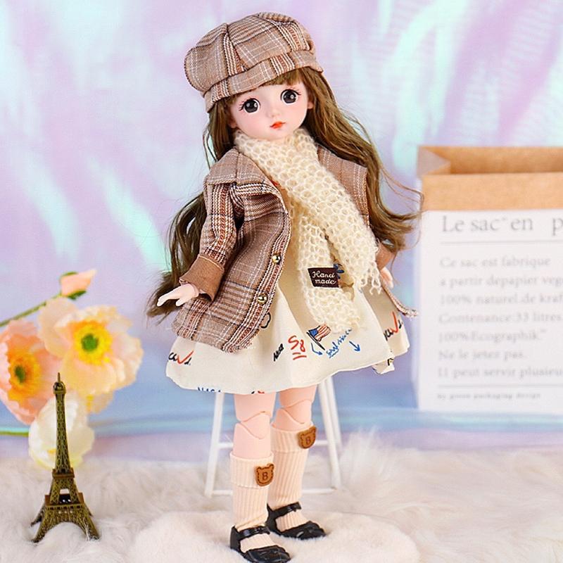 Búp bê Bánh Gạo 30cm cơ bản mẫu mới đồ chơi cho bé gái trang trí nhà cửa trang phục cho búp bê Toy doll