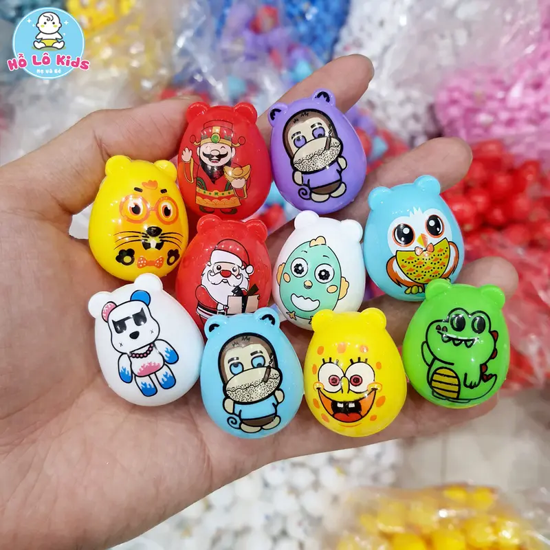 Set 10 Lật đật BÉO mini đồ chơi cho bé phát triển tư duy, trí tuệ ngộ nghĩnh Hồ Lô Kids 3