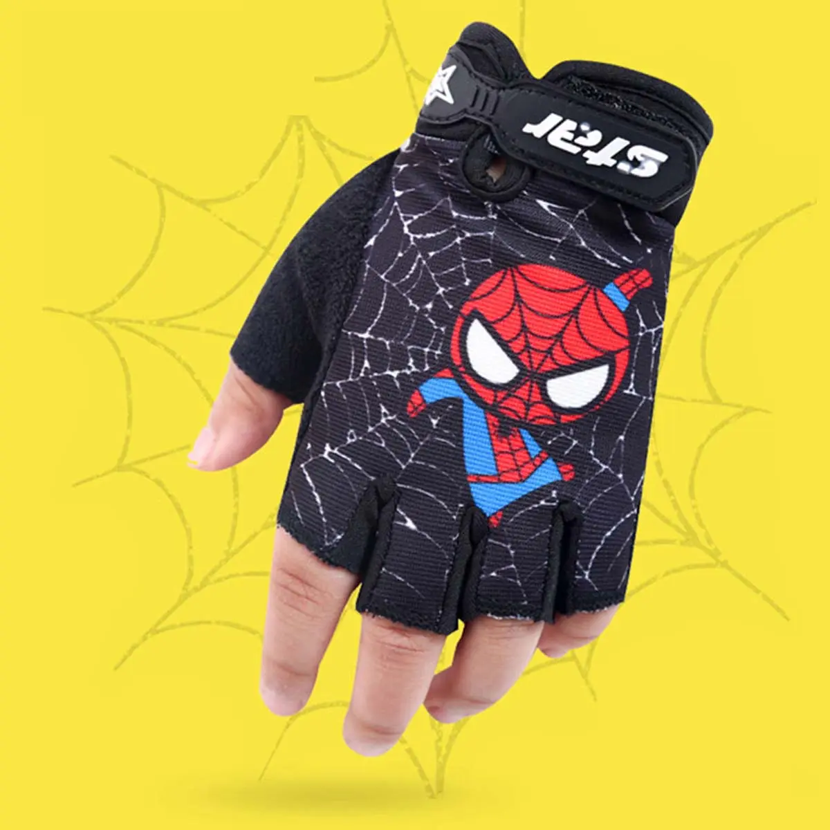 gloves for kids boys and girl  gloves half finger  spiderman gloves bike gloves