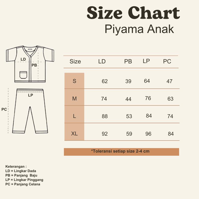 Product Introduction of COTTON LOOKBOOK - PIYAMA KATUN KIDS MOTIF KARTUN RANDOM ANAK LAKI LAKI PEREMPUAN / COWO / CEWE 0
