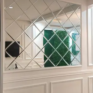 Paket Ukuran 140CM X 84CM Kaca Cermin Biasa Non BEVEL Tebal 2MM Moulding / Kaca Cermin Aesthetic ASLI KACA 100% Dinding