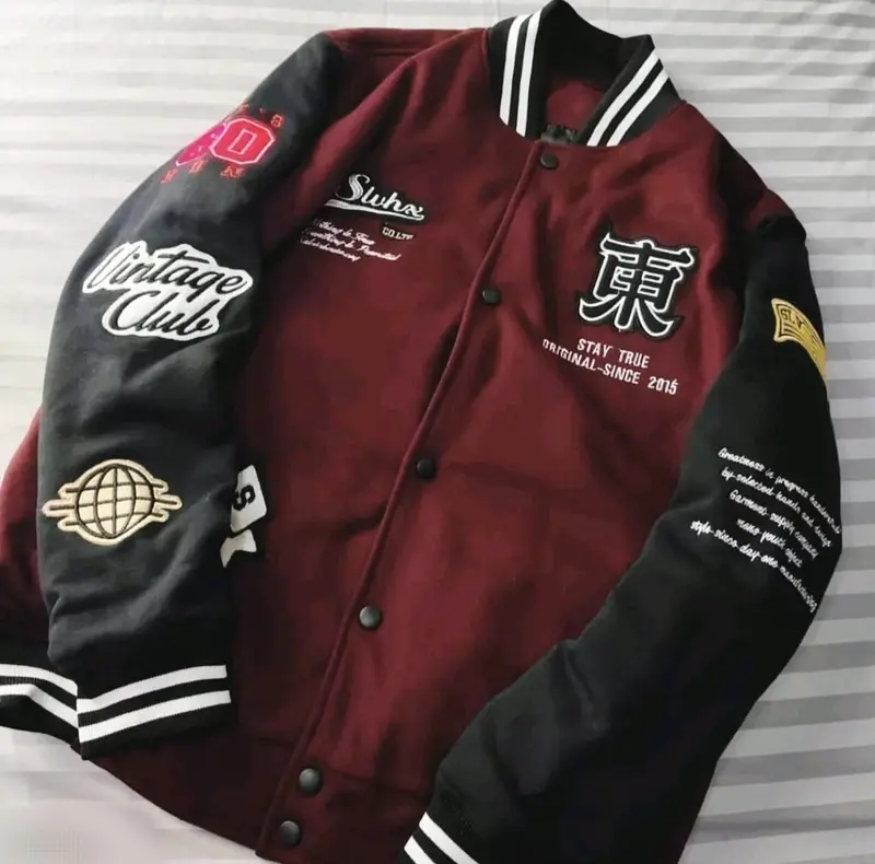 JAKET HOODIE VARSITY BASEBALL FULL BORDIR BAHAN TEBAL GRAMASI 280 GSM PRIA WANITA 5
