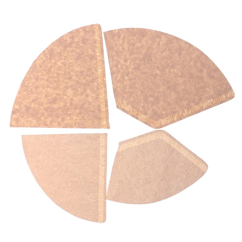 Product Introduction of 100x Eco-friendly Unbleached Original Wooden Hand Drip Paper Coffee Filter Bag 11