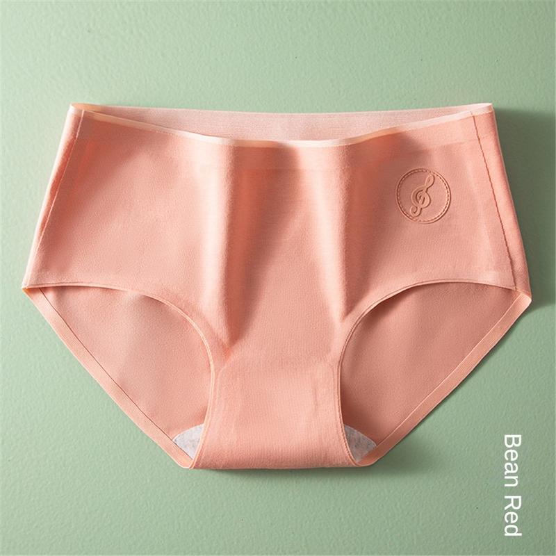 Product Introduction of Womens Underwear Mid-waist Comfortable One-piece Seamless Simple Girl Briefs Skin-friendly And Breathable 24