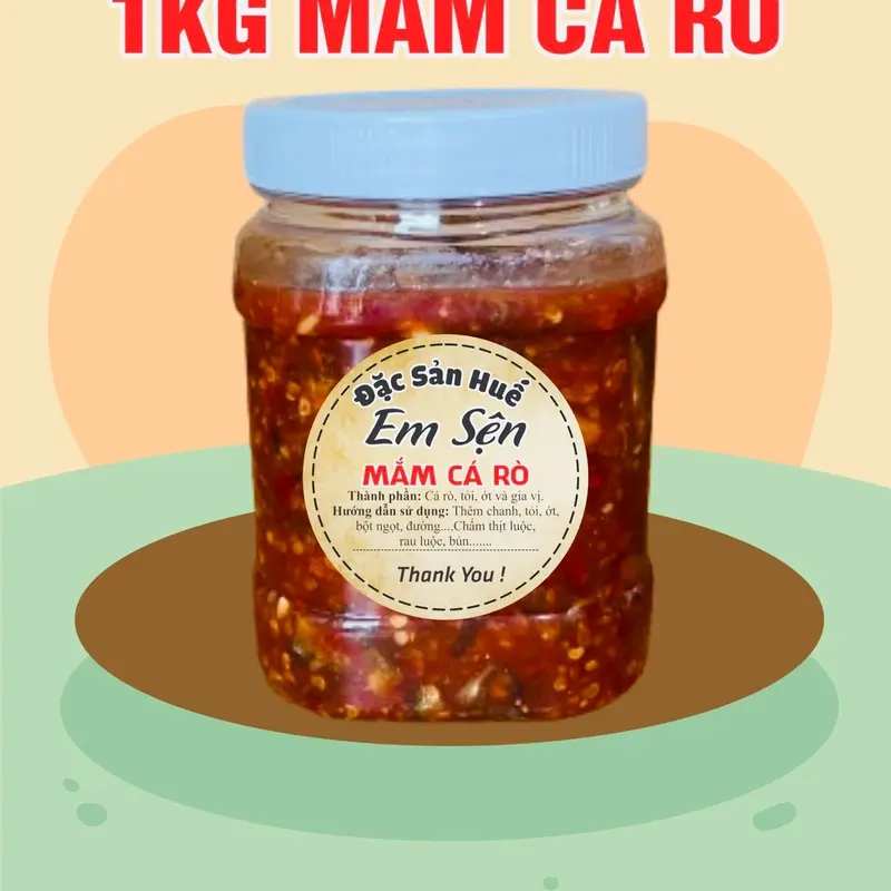 Mắm Cá Rò (cá dò)nhà Em Sện 1kg 1