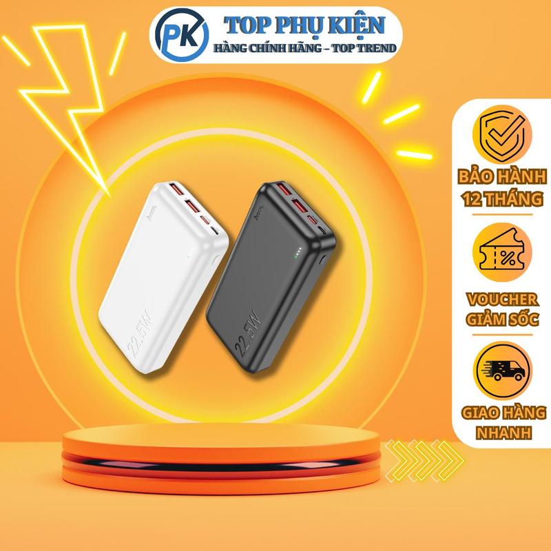 Pin Dự Phòng J101 - J101A Hoco Có Led Thể Hiện Mức Năng Lượng Của Pin Sử Dụng Công Nghệ QC 3.0 Giúp Sạc Nhanh Tới 20 Lần Chất Liệu Pin Lithium Polymer Mỏng Nhẹ Hơn Chất Liệu Cũ Phụ Kiện Sạc Pin