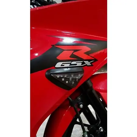Sen Tempel Lampu Sein Tempel Segitiga LED Universal Buat R15 V2 V3/Cbr150r/Gsx150/Ninja250 Karbu/R25 5