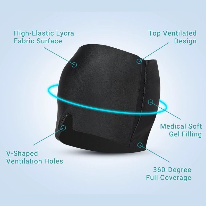 High-elastic Ice Pack Mask, 1 Count Top Ventilated Design Cold Compress Ice Cap for Stress Relief, Personal Care Products for Women & Men 3