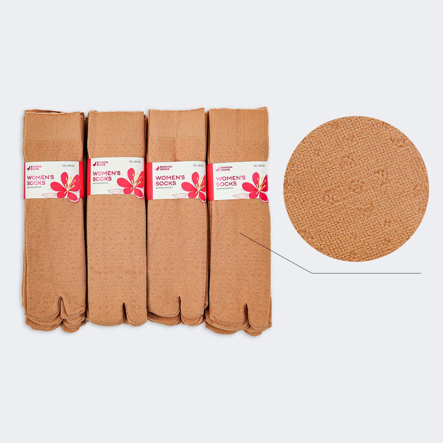 [Combo 5] Tất Vớ Da Nữ Lót Lông Xỏ Ngón Họa Tiết Mềm Mịn Thoáng Mát Co Giãn 4 Chiều - BN106/BN102/BN108/BN101