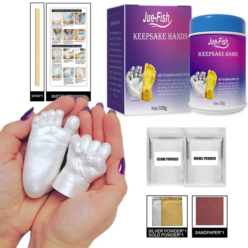 3D Hand Model Making Kit, DIY Plaster Hand Model Making Kit, Perfect Gift for Birthday, Suitable for Couples and Parent-child Interaction