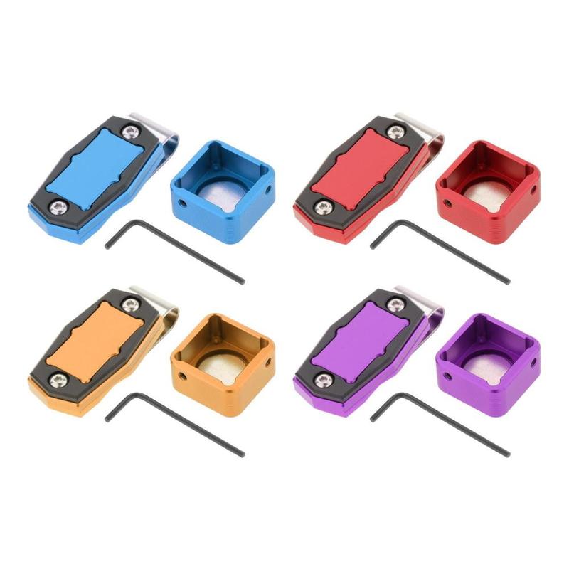 Giá đỡ phấn từ tính, kim loại, Kẹp cố định, kích thước nhỏ, phụ kiện Bi-a, thích hợp cho tất cả các loại gậy chơi pool 0