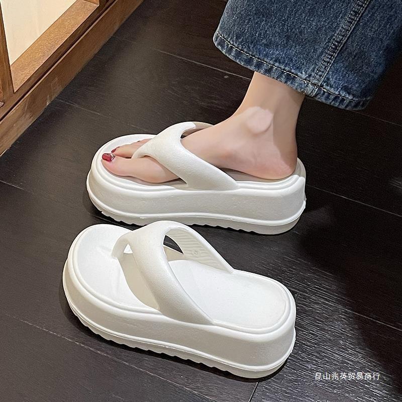 DéP Bánh Mì, Tông, Kẹp, Xỏ Ngón Đế Cao 6,5 cm Thời Trang Cao Cấp Shoes Nữ