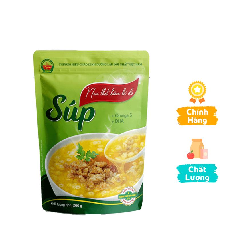 Súp nui thịt bằm bí đỏ Cây Thị 0
