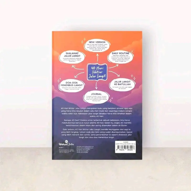 Paket 2 Buku 40 Hari Ikhtiar Jalur Langit - The Power Of Jalur Langit ( Isi 2 Buku ) 2