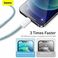Gambar Baseus Kabel Data Dynamic Series Type C to Lightning 20W PD 1M 1 Meter Ip 11 12 13 Max Pro Tipe C Cable - Gray dari Pampam Shop Kab. Tangerang 4 Tokopedia