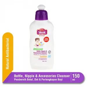 [ISI 2PCS] Sleek Baby Bottle Nipple Cleanser 150ml X 2PCS - Sabun Cuci Botol Bayi 150 ml