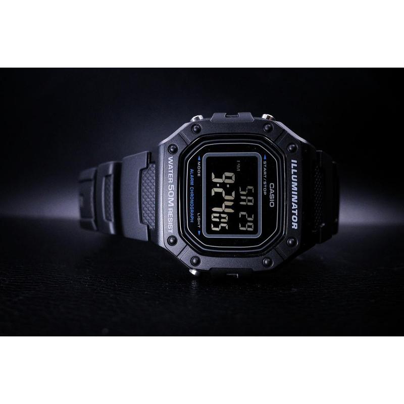 Đồng Hồ Nam Dây Nhựa CASIO W-218H-1BVDF Pin 7 Năm | W-218H-1B 2