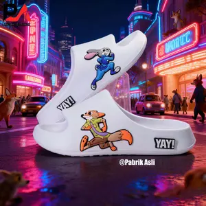 [COD] Sandal Anak Zootopia Anti Slip EVA Tekstur Lembut Ukuran 30-35 4 Warna